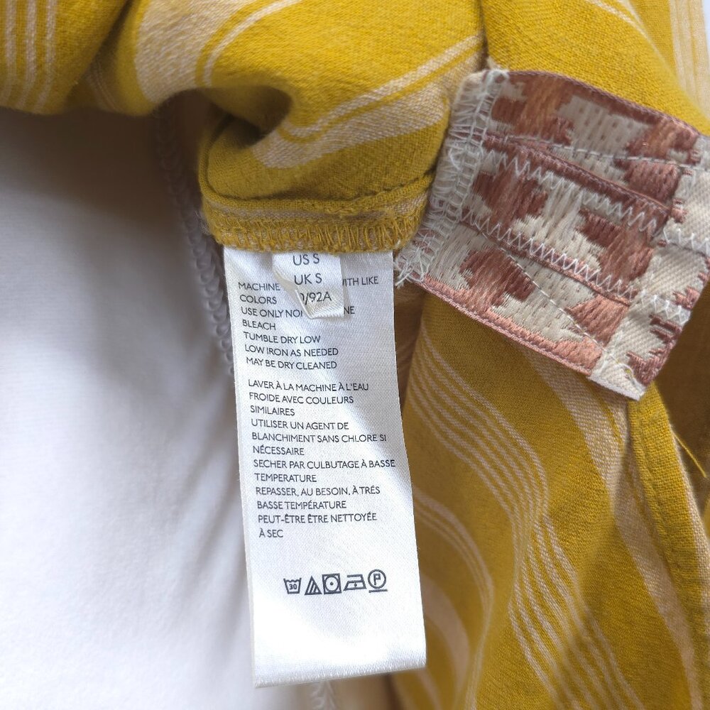 We The Free Summer Breeze Striped Tunic Shirt Small - Picture 11 of 12